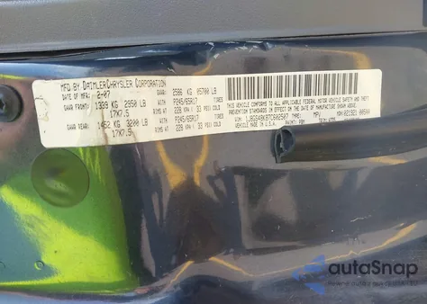 2007 Jeep Grand Cherokee Laredo из США, поврежденный, VIN 1J8GS48K87C602507